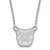 Butler Bulldogs Sterling Silver Small Pendant with Necklace