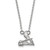 St Louis Cardinals Logo Art Sterling Silver Charm Necklace
