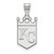 Kansas City Royals Sterling Silver Large Pendant