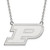 Purdue Boilermakers Ss Large Pendant Necklace