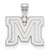 Montana State Bobcats Sterling Silver Small Pendant