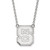 NC State Wolfpack College Sterling Silver Large Pendant Necklace