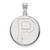 Pittsburgh Pirates Sterling Silver Large Disc Pendant