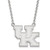 Kentucky Wildcats NCAA Sterling Silver Large Pendant Necklace