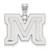 Montana State Bobcats Sterling Silver Large Pendant
