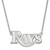 Tampa Bay Rays Sterling Silver Large Pendant Necklace