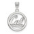 California Golden Bears NCAA Sterling Silver Medium Pendant