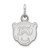 Baylor Bears Sterling Silver Extra Small Pendant