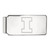 Illinois Fighting Illini Sterling Silver Money Clip