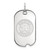 Houston Astros Sterling Silver Small Dog Tag