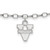 Virginia Cavaliers Sterling Silver Anklet