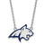 Montana State Bobcats Sterling Silver Large Enameled Pendant Necklace