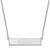 Seattle Mariners Sterling Silver Bar Necklace