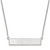 Chicago White Sox Sterling Silver Bar Necklace