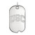 USC Trojans Sterling Silver Large Dog Tag