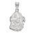 Georgia Bulldogs College Sterling Silver Large Pendant