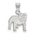 Georgia Bulldogs Ss Small NCAA Pendant