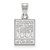 Mississippi Rebels Sterling Silver Small Pendant