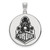 Purdue Boilermakers Ss Extra Large Enameled Disc Pendant