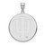 Indiana Hoosiers Sterling Silver Extra Large Disc Pendant