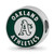 Oakland Athletics Sterling Silver Enameled Bead