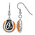 Baltimore Orioles Sterling Silver Baseball Earrings