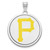 Pittsburgh Pirates Sterling Silver Disc Pendant