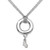 Chicago White Sox Sterling Silver Halo Necklace