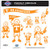 Tennessee Volunteers Large Family Decal Set