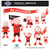 Texas Tech Red Raiders Large Family Decal Set