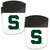 Michigan State Spartans Chip Clip Magnet with Bottle Opener - 2 Pack