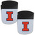 Illinois Fighting Illini Chip Clip Magnet with Bottle Opener - 2 Pack