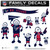 Houston Texans Large Family Decal Set