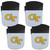 Georgia Tech Yellow Jackets Chip Clip Magnet with Bottle Opener - 4 Pack