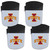 Iowa State Cyclones 4 Pack Chip Clip Magnet With Bottle Opener