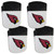 Arizona Cardinals Chip Clip Magnet with Bottle Opener - 4 Pack