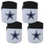 Dallas Cowboys 4 Pack Chip Clip Magnet With Bottle Opener