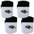 Baltimore Ravens 4 Pack Chip Clip Magnet With Bottle Opener