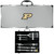 Purdue Boilermakers 8 Piece Stainless Steel BBQ Set w/Metal Case