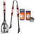 Clemson Tigers 2 Piece BBQ Set with Tailgate Salt & Pepper Shakers