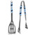 North Carolina Tar Heels 2 Piece Steel BBQ Tool Set