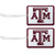 Texas A&M Aggies Vinyl Luggage Tag - 2 Pack