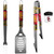 USC Trojans 3 Piece BBQ Set and Chip Clip