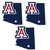 Arizona Wildcats Home State Decal - 3 Pack