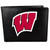 Wisconsin Badgers Large Logo Bi Fold Wallet