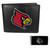 Louisville Cardinals Bi-fold Wallet & Black Money Clip