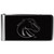Boise State Broncos Black and Steel Money Clip