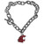 Washington State Cougars Charm Chain Bracelet