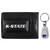 Kansas State Wildcats Leather Cash & Cardholder & Steel Key Chain