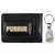 Purdue Boilermakers Leather Cash & Cardholder & Steel Key Chain